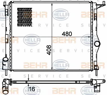 Купити Behr-Hella 8MK 376 787-351 за низькою ціною в Україні!