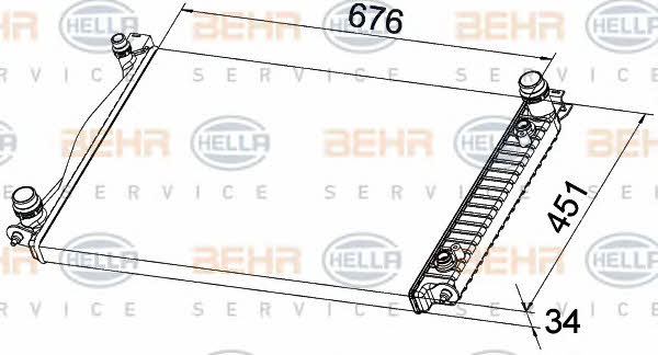 Купити Behr-Hella 8MK 376 790-141 за низькою ціною в Україні!