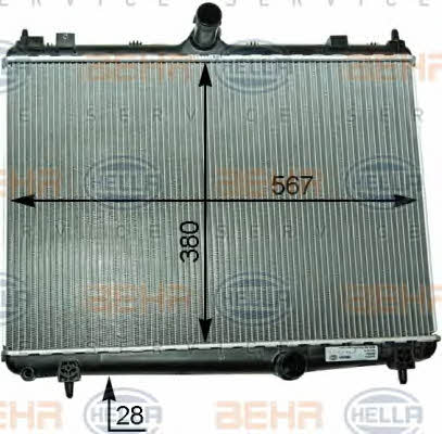Купити Behr-Hella 8MK 376 910-201 за низькою ціною в Україні!