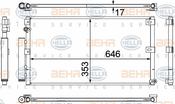Купити Behr-Hella 8FC 351 307-121 за низькою ціною в Україні!