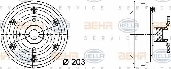 Купити Behr-Hella 8MV 376 731-281 за низькою ціною в Україні!