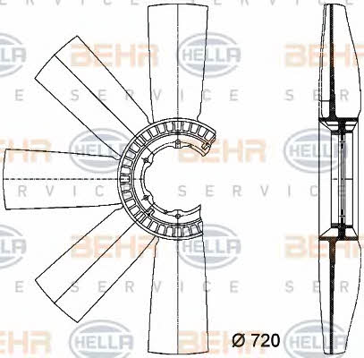 Купить Behr-Hella 8MV 376 733-091 по низкой цене в Украине!
