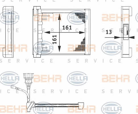 Купити Behr-Hella 6ZT 351 080-211 за низькою ціною в Україні!