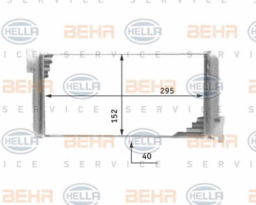 Behr-Hella 8FH 351 311-591 Радіатор опалювача салону 8FH351311591: Купити в Україні - Добра ціна на EXIST.UA!