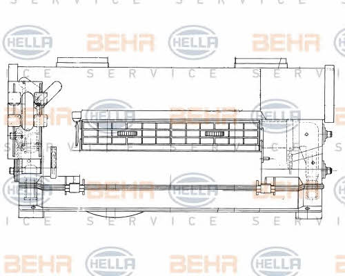 Behr-Hella 8FH 351 312-341 Заслінка опалювача салону 8FH351312341: Купити в Україні - Добра ціна на EXIST.UA!