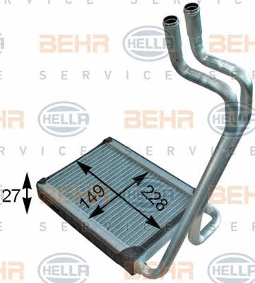 Behr-Hella 8FH 351 315-721 Радіатор опалювача салону 8FH351315721: Купити в Україні - Добра ціна на EXIST.UA!