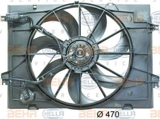 Behr-Hella 8EW 351 034-511 Вентилятор радіатора охолодження 8EW351034511: Купити в Україні - Добра ціна на EXIST.UA!