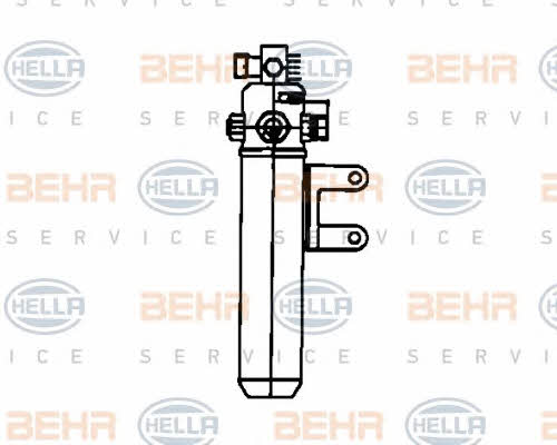 8FT351198241 Behr-Hella Осушувач кондиціонера