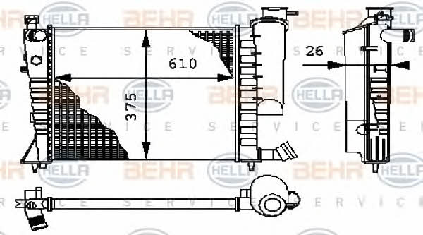 Купити Behr-Hella 8MK 376 712-614 за низькою ціною в Україні!