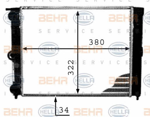 Купити Behr-Hella 8MK 376 713-341 за низькою ціною в Україні!