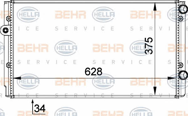 Купити Behr-Hella 8MK 376 714-491 за низькою ціною в Україні!