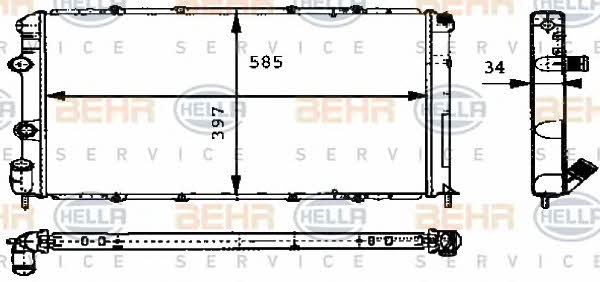 Купить Behr-Hella 8MK 376 715-531 по низкой цене в Украине!