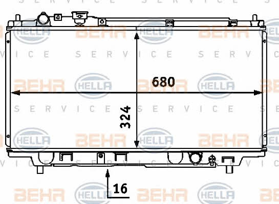 Купити Behr-Hella 8MK 376 707-471 за низькою ціною в Україні!