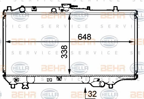 Купити Behr-Hella 8MK 376 707-661 за низькою ціною в Україні!