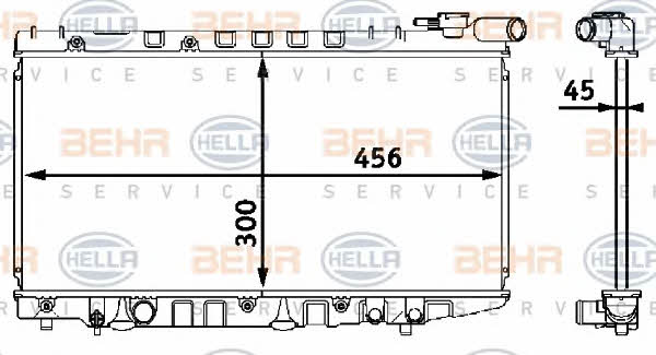 Купить Behr-Hella 8MK 376 708-351 по низкой цене в Украине!