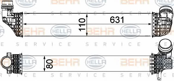 Behr-Hella 8ML 376 912-121 Інтеркулер 8ML376912121: Купити в Україні - Добра ціна на EXIST.UA!