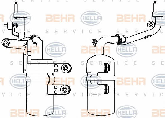 Behr-Hella 8FT 351 335-261 Осушувач кондиціонера 8FT351335261: Купити в Україні - Добра ціна на EXIST.UA!