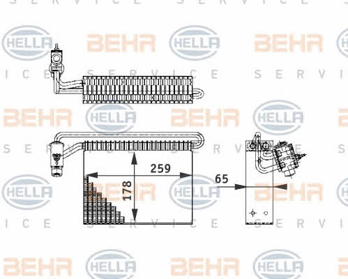 Behr-Hella 8FV 351 210-721 Автозапчастина 8FV351210721: Купити в Україні - Добра ціна на EXIST.UA!