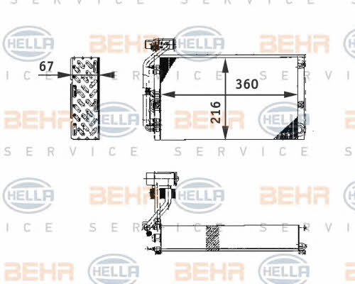 Behr-Hella 8FV 351 211-671 Автозапчастина 8FV351211671: Купити в Україні - Добра ціна на EXIST.UA!