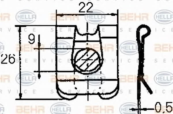 Купить Behr-Hella 8FZ 351 319-041 по низкой цене в Украине!