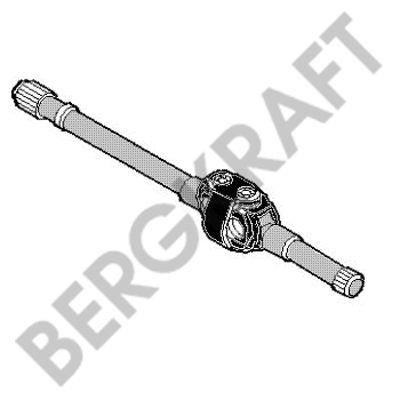 Berg kraft BK6120391 Вал карданний BK6120391: Купити в Україні - Добра ціна на EXIST.UA!