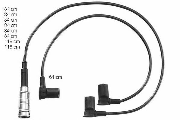 ZEF670 Beru Провода высоковольтные, комплект