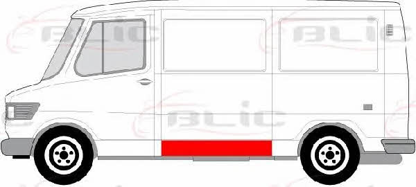 6505063545001P Blic Часть ремонтная крыла заднего