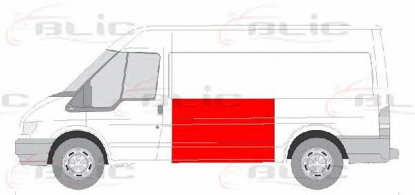 Ремонтна частина боковини Blic 6505-06-2509103P