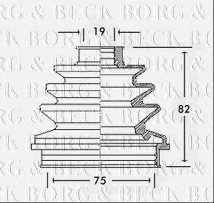 Borg & beck BCB2260 Пильник привідного валу BCB2260: Купити в Україні - Добра ціна на EXIST.UA!