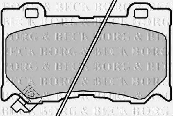 Borg & beck BBP2363 Гальмівні колодки, комплект BBP2363: Купити в Україні - Добра ціна на EXIST.UA!