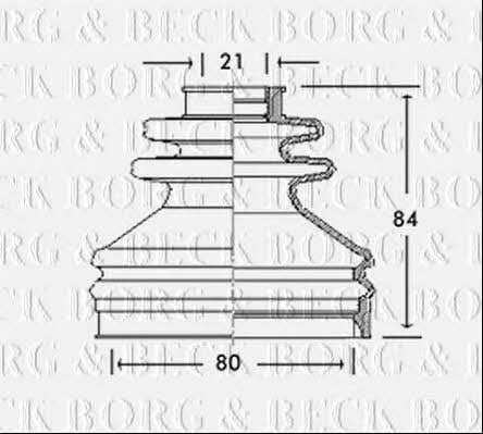 Borg & beck BCB2699 Пильник привідного валу BCB2699: Приваблива ціна - Купити в Україні на EXIST.UA!