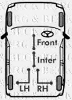 Borg & beck BKB1894 Трос ручного гальма BKB1894: Приваблива ціна - Купити в Україні на EXIST.UA! BKB1894 Borg & beck Трос ручного гальма