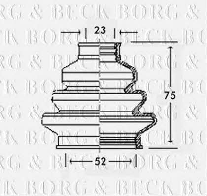 Borg & beck BCB2220 Пильник привідного валу BCB2220: Купити в Україні - Добра ціна на EXIST.UA!