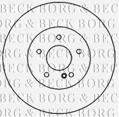 Borg & beck BBD5179 Диск гальмівний задній вентильований BBD5179: Купити в Україні - Добра ціна на EXIST.UA!