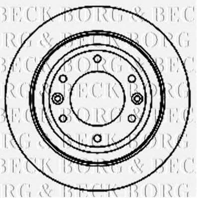 Borg & beck BBD5188 Диск гальмівний задній вентильований BBD5188: Купити в Україні - Добра ціна на EXIST.UA!