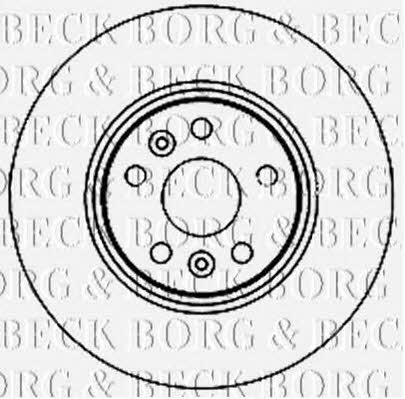 Borg & beck BBD5190 Диск гальмівний передній вентильований BBD5190: Купити в Україні - Добра ціна на EXIST.UA!
