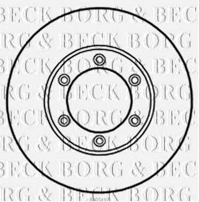 Borg & beck BBD5197 Диск гальмівний передній вентильований BBD5197: Купити в Україні - Добра ціна на EXIST.UA!
