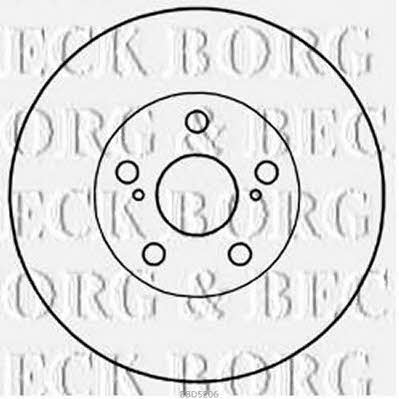 Borg & beck BBD5206 Диск гальмівний передній вентильований BBD5206: Купити в Україні - Добра ціна на EXIST.UA!
