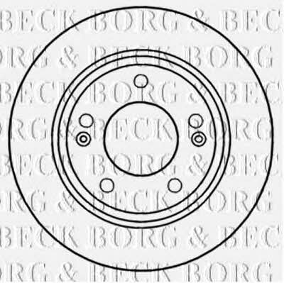 Borg & beck BBD5257 Диск гальмівний задній невентильований BBD5257: Приваблива ціна - Купити в Україні на EXIST.UA!