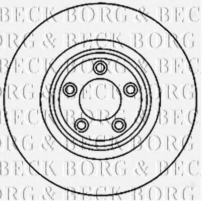 Borg & beck BBD5821S Диск гальмівний передній вентильований BBD5821S: Купити в Україні - Добра ціна на EXIST.UA!