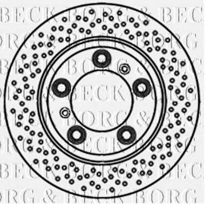 Borg & beck BBD5836S Диск гальмівний задній вентильований BBD5836S: Купити в Україні - Добра ціна на EXIST.UA!