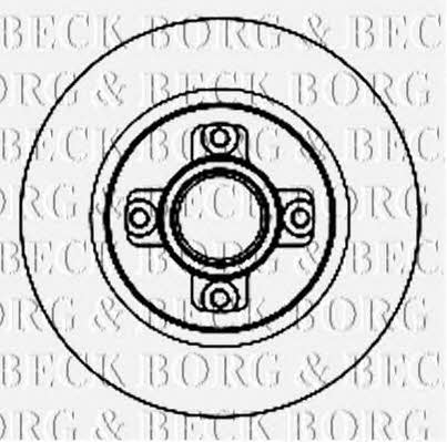 Borg & beck BBD5842S Диск гальмівний задній невентильований BBD5842S: Купити в Україні - Добра ціна на EXIST.UA!