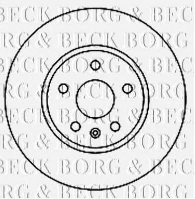 Borg & beck BBD5894S Диск гальмівний передній вентильований BBD5894S: Купити в Україні - Добра ціна на EXIST.UA!