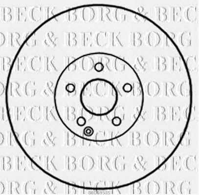 Borg & beck BBD5953S Диск гальмівний передній вентильований BBD5953S: Приваблива ціна - Купити в Україні на EXIST.UA!
