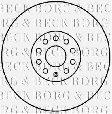 Borg & beck BBD5963S Диск гальмівний задній вентильований BBD5963S: Купити в Україні - Добра ціна на EXIST.UA!