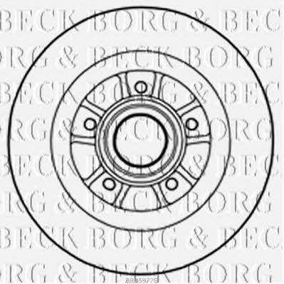 Borg & beck BBD5977S Диск гальмівний задній невентильований BBD5977S: Купити в Україні - Добра ціна на EXIST.UA!