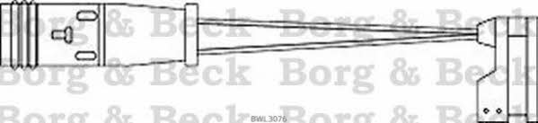 Borg & beck BWL3076 Датчик зносу гальмівних колодок BWL3076: Купити в Україні - Добра ціна на EXIST.UA!