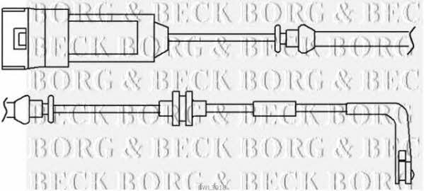 Borg & beck BWL3018 Датчик зносу гальмівних колодок BWL3018: Купити в Україні - Добра ціна на EXIST.UA!