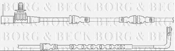 Borg & beck BWL3118 Датчик зносу гальмівних колодок BWL3118: Купити в Україні - Добра ціна на EXIST.UA!