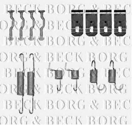 Borg & beck BBK6191 Комплект монтажний гальмівних колодок BBK6191: Купити в Україні - Добра ціна на EXIST.UA!
